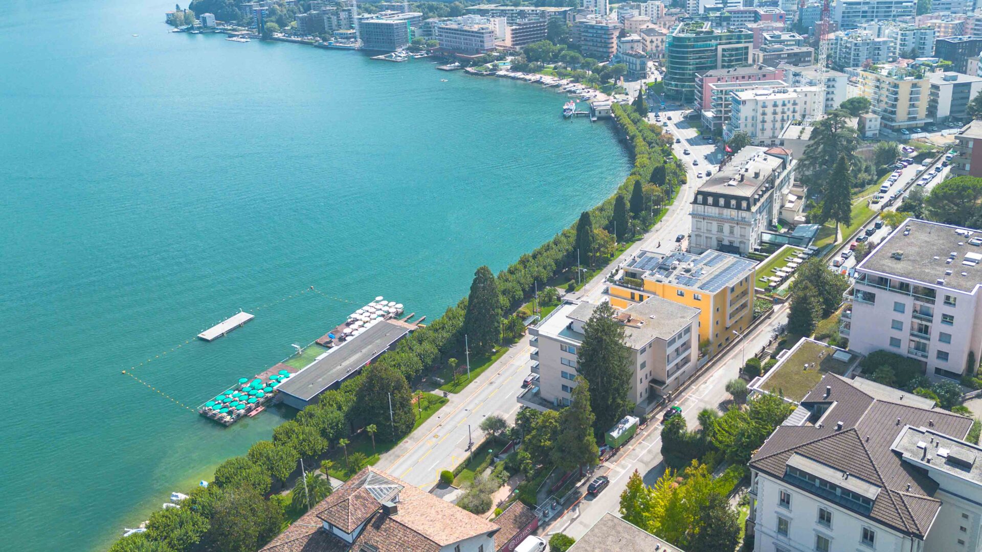 Appartamento vista lago in vendita a Lugano a pochi passi dal lungolago