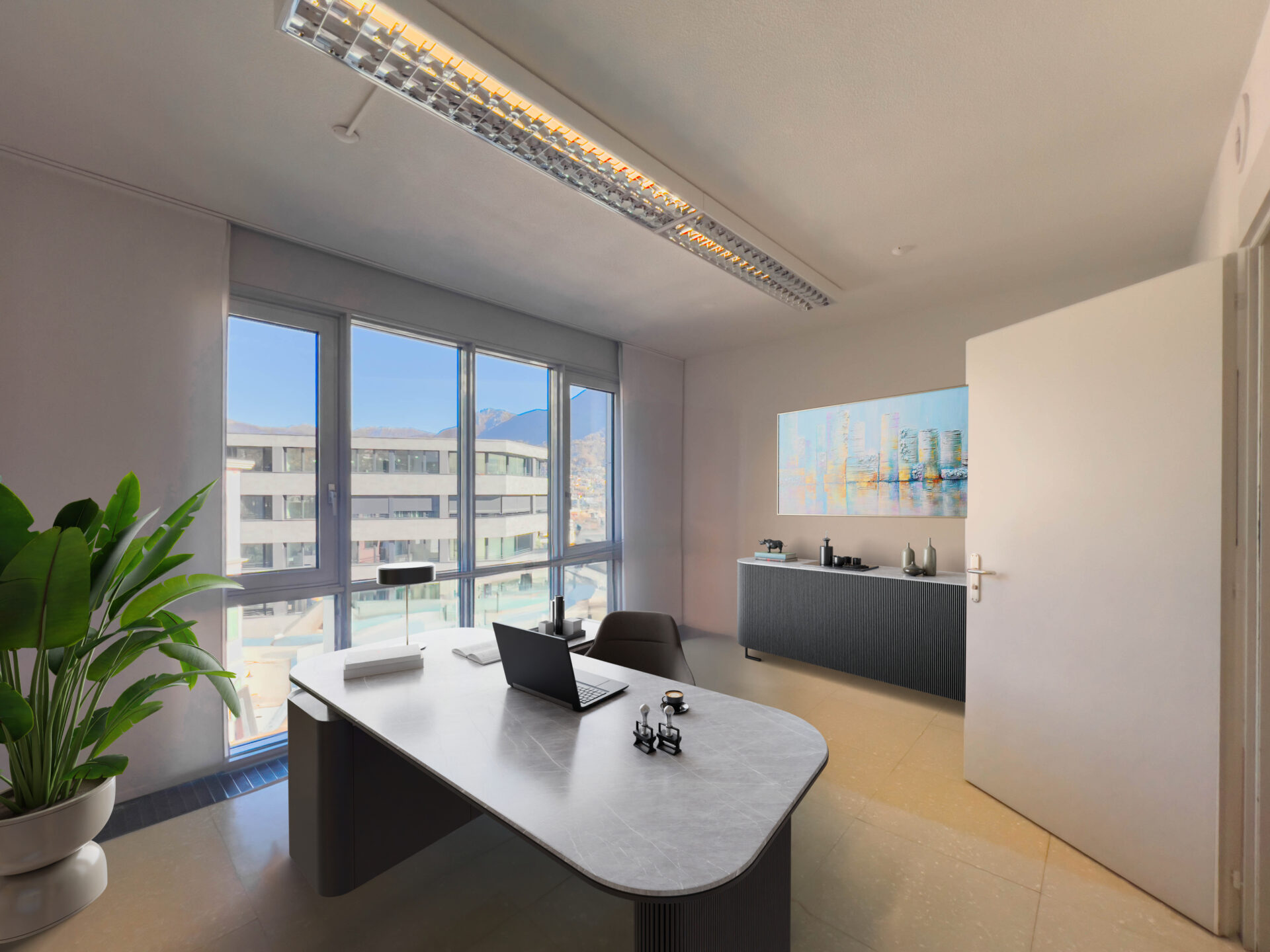 Großes Büro in Lugano in zentraler Lage zu verkaufen